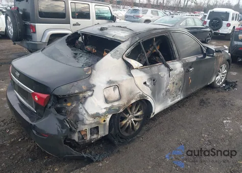 2014 Infiniti Q50 Premium z USA, uszkodzony, nr VIN JN1BV7AR4EM695425